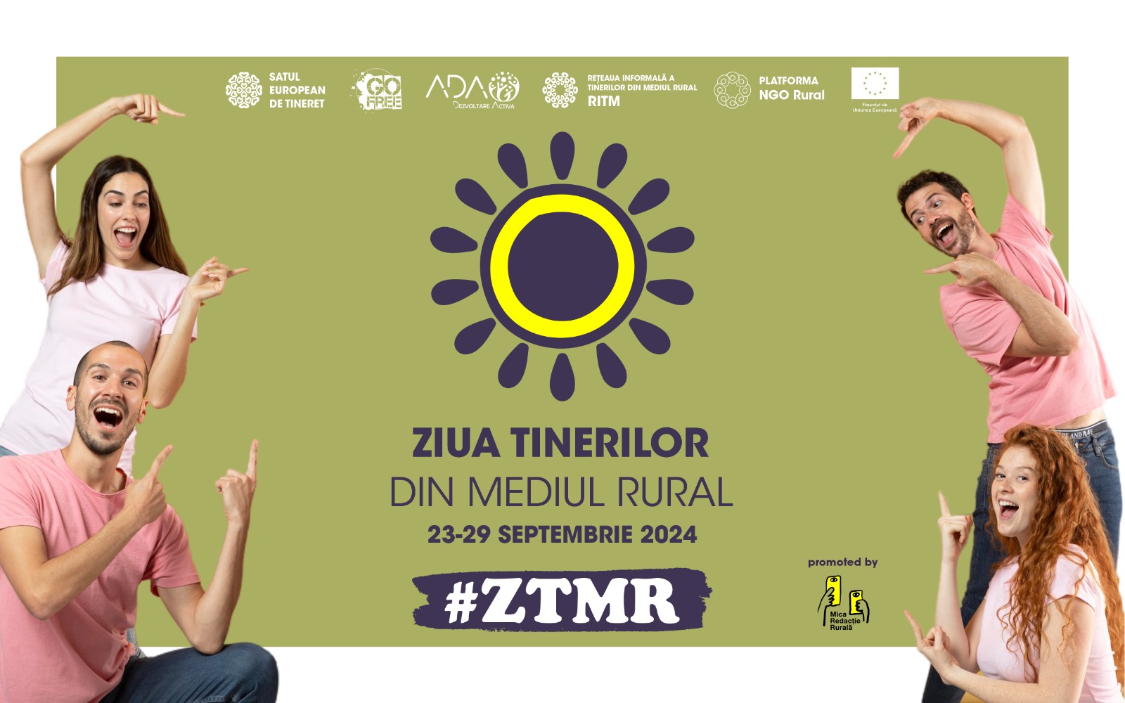 Ziua Tinerilor din Mediul Rural 2024: înscrie o activitate la cel mai mare festival al participării tinerilor în sate!